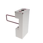 SUS304 Airport Waist Height Turnstiles 24V Infrared anti clamp