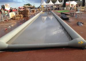 China Durable PVC Tarpaulin Giant Inflatable Slide / 1000 Foot Slip N Slide For Children on sale