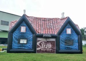 Quality 11x6m custom design gaint outdoor big blow up inflatable irish pub tent with complete digital printing FOR SALE wholesale