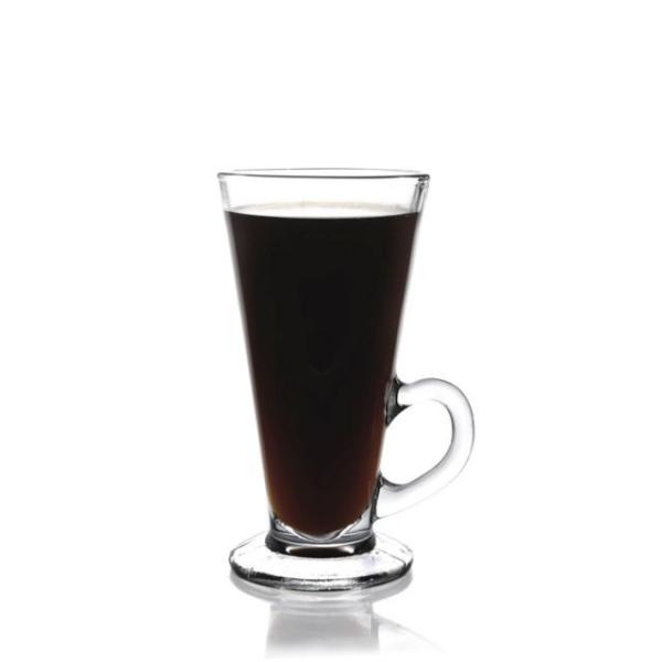 Manufacture Customized Clear Transparent Durabe High Quality Glass 180ML Coffee