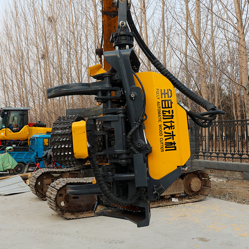 Forestry tree harvester automatic whole tree felling machine cutting machine cutter wood