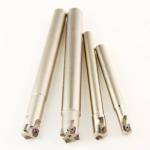 Metal Screwed Carbide Shank For Holding And Extending The Reach Of End Mills