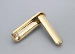 Gold Plated Safe Handle Replacement , Bright Metal Furniture Handles Zinc Alloy