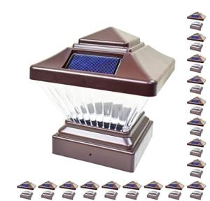 China Weatherproof 6.5 Inch Solar Garden Lamp Post Lights on sale