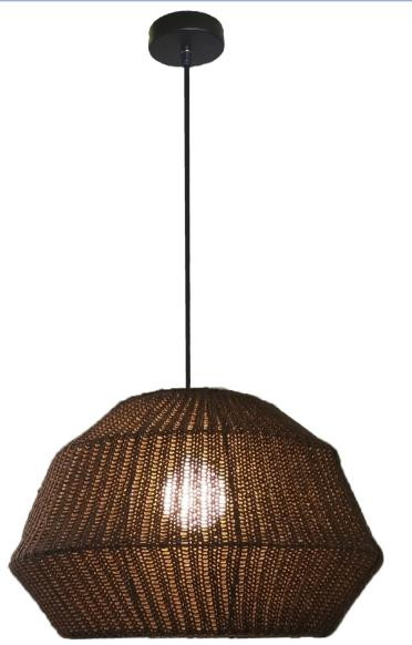 PS Wool Knitting Pendant Lampshade Metal Frame For Bars And Rooms