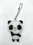 3D Soft Rubber Pvc Keychain , ODM Cartoon Character Keychains