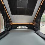 Clamshell Aluminum Roof Top Car Tent For SUV Pickup 210*132*150cm