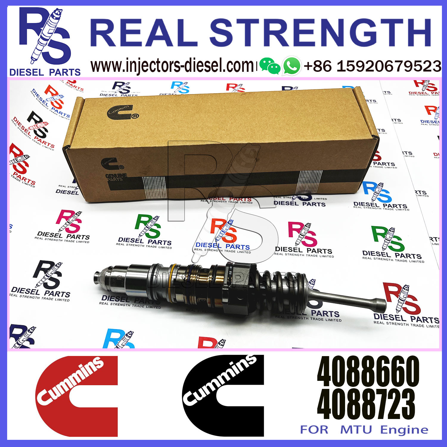 Engine Part Fuel Injector 4010346 4062569 4088301 4088725 4062568 4088723 4030346 4088660