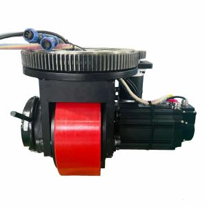 Quality Excited Motor Horizontal AGV Steerable Drive Wheel Assembly 3000RPM wholesale