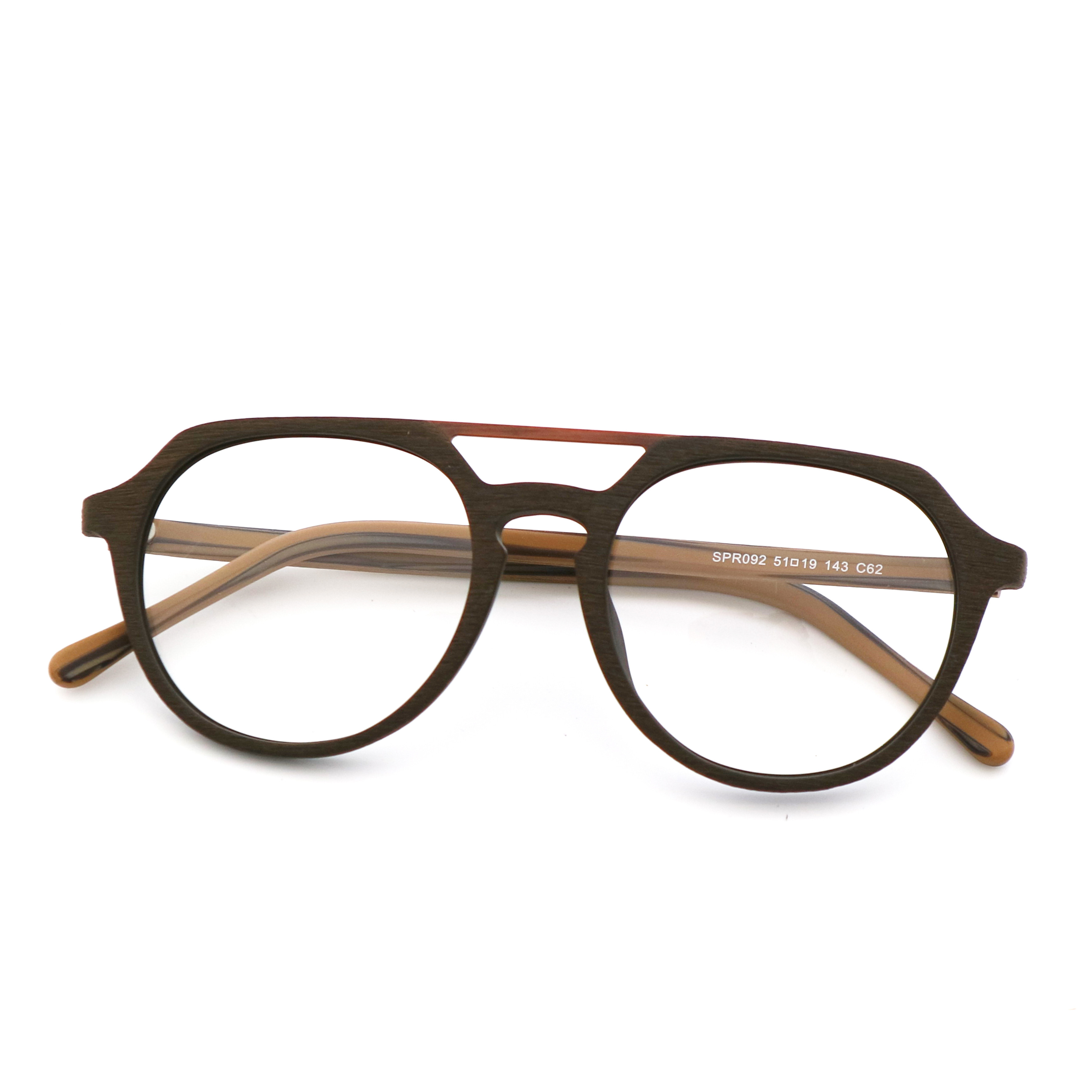 Imitation Wood Acetate Optical Frame For Men And Women MR 092