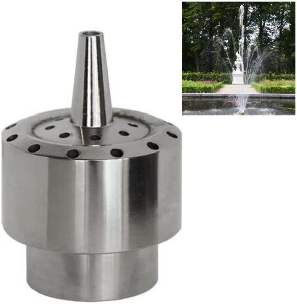 Stainless Steel Blossom 3 Tiers Water Fountain Jet Nozzle Water Fountain Spray