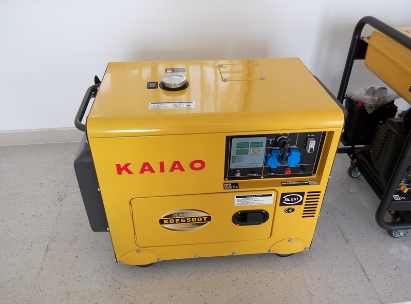 5000W Small Diesel Backup Generator Residential With Digital Panel Board