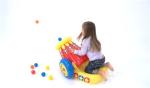 PVC inflatable ball cannon toy for kids