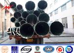 Flange Connection Galvanized Steel Tubular Poles For Transmission