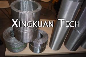 Quality 72/15 152/ 24 260/40 Reverse Dutch Weave Stainless Filter Belt Mesh Band For Plastic wholesale