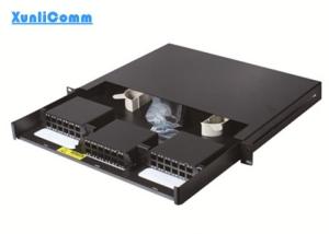 Quality Rack Mounted Fiber Optic Patch Panel 36 Port 72 Cores 485mm x 294mm x 44mm wholesale