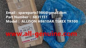 Quality 6831151 SHAFT TEREX DUMP TRUCK TR35 TR50 TR60 TR100 3305B 3305F 3303 3307 TR45 TR70 CUMMINS ALLISON UNIT RIG MT4400 wholesale