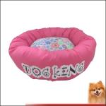 Pet Supplies Wholesale Canvas Fabric With Flower Printed Dog beds Factory