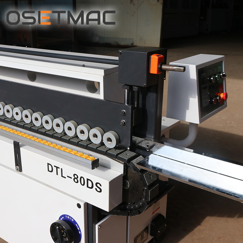 Sander OSETMAC DTL-80DS Three Rollers Manual Side Sanding Machine for Wood MDF Plywood Polishing
