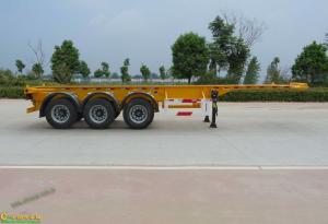 Quality 2 3 4 Axles Flatbed Container Chassis Semi Trailer wholesale