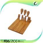 wholesale antibacterial bamboo chopping board with knife