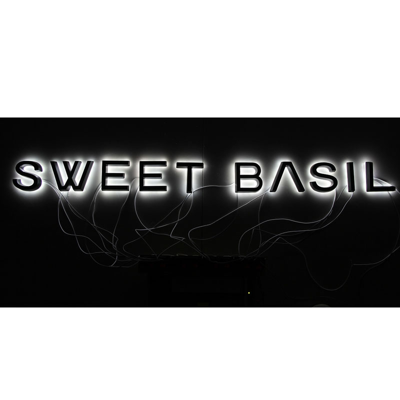 Factory custom outdoor backlit channel letter sign