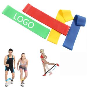 Quality Elasticity Yoga Resistance Tension Fitness Latex Strip Sports Supplies Logo Customized wholesale