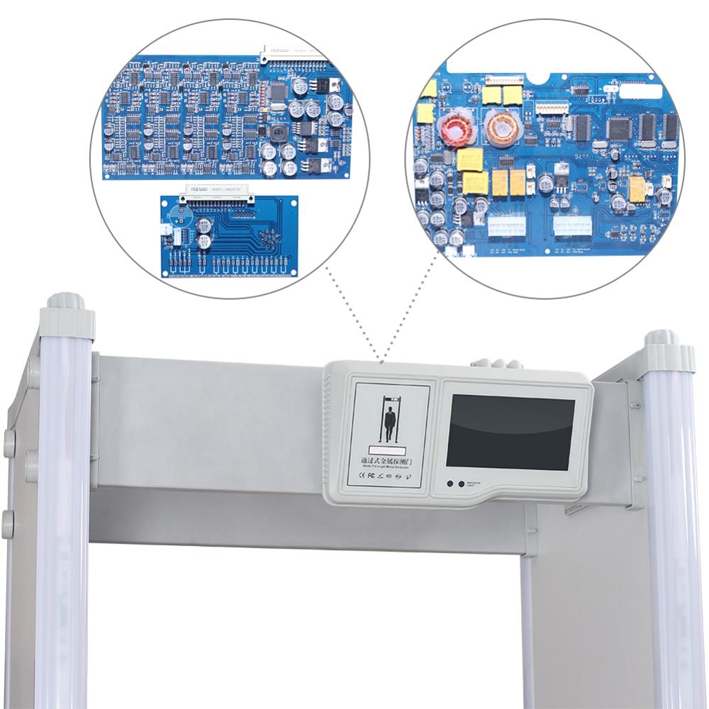Self Calibration Archway Metal Detector , Multi Zone Metal Detector With Query Function