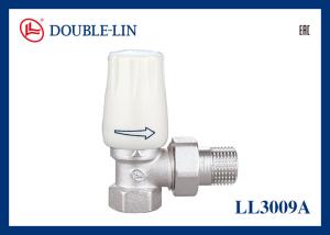 Quality 3/8&quot; Angled Brass Thermostatic Radiator Valves wholesale