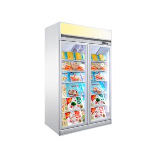 Quality R290 Supermarket Upright Refrigerated Showcase Freezer wholesale
