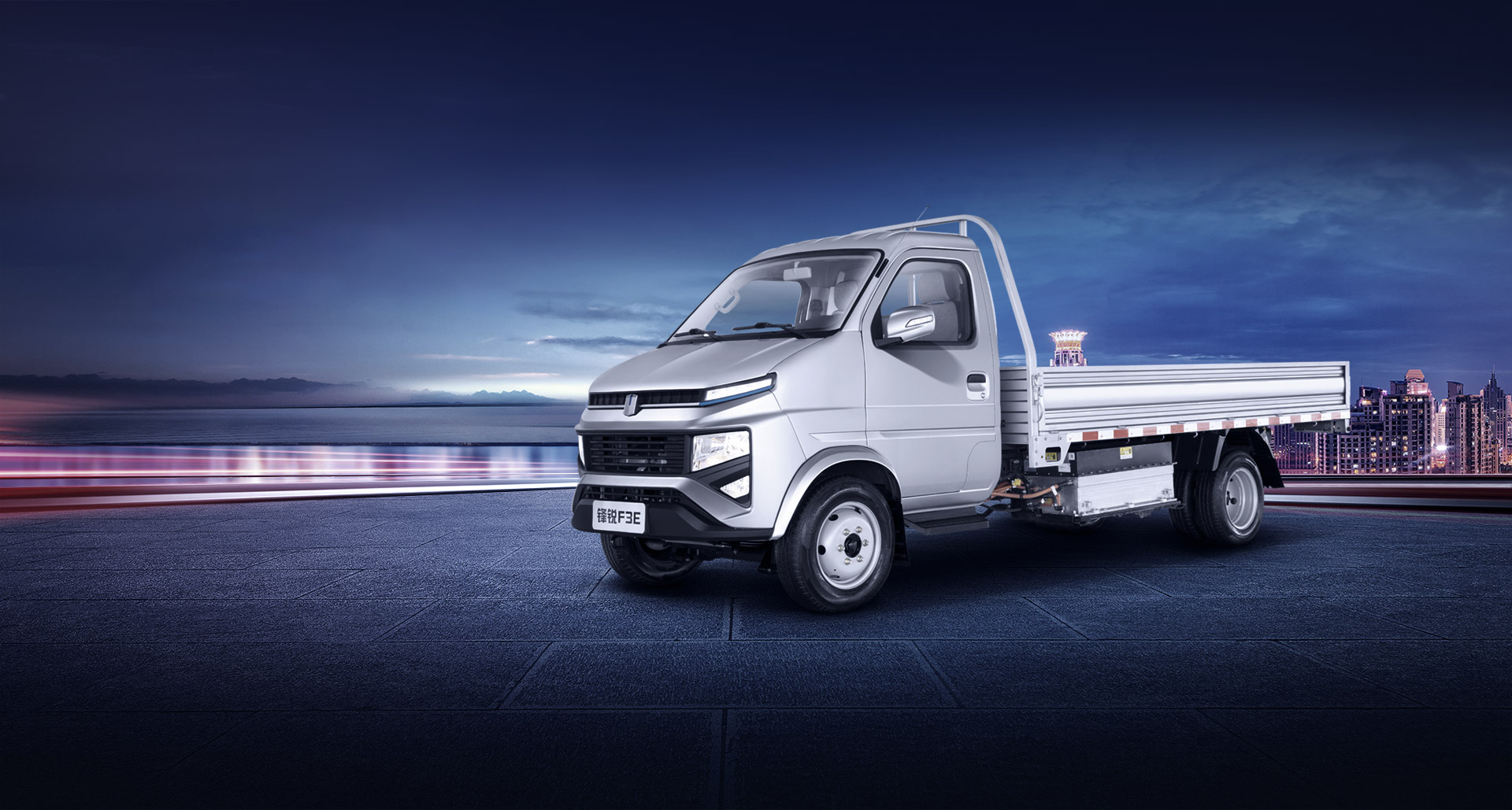 Electric Flatbed Van Cargo Truck 4 Wheel Truck Pulls Goods And Loads Area Property Farm Turnover Vehicle