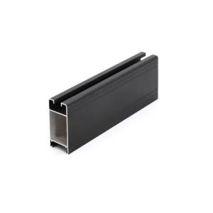 Quality Black Frame Extrusion Casement 6063 T5 Aluminum Window Profiles wholesale