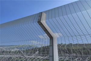 Quality 80x80mm Post Size 358 Anti Climb Fence Q235 Galvanized Steel Low Carbon Steel Wire wholesale