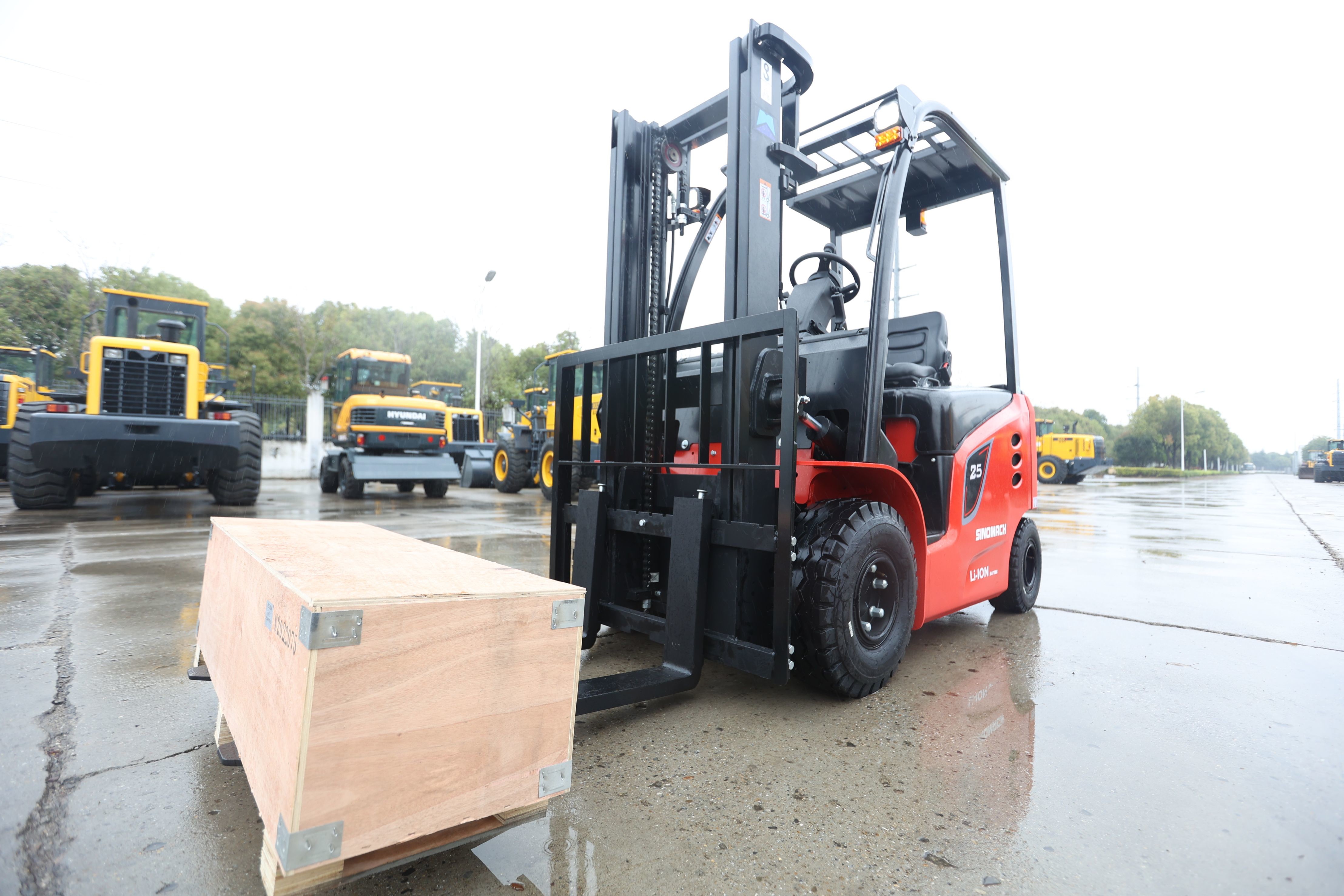 60V Mini Electric Forklift Truck CPCD50 50KW 2200RPM 5 Ton Diesel Forklift