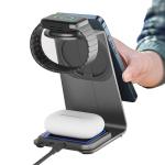 Fast Wireless Charging Aluminum Alloy Charger for iPhone Samsung Smartphones