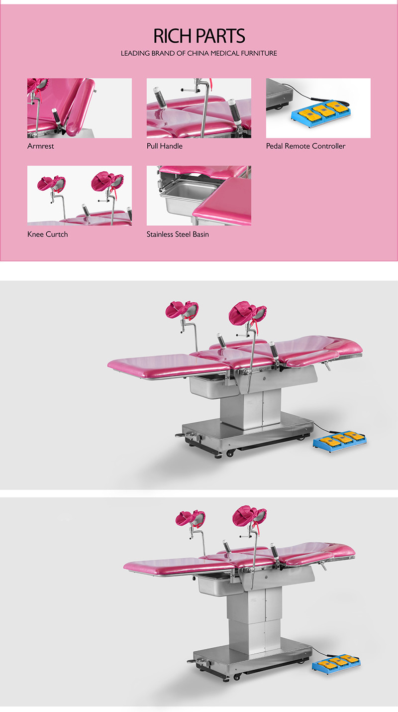 MDK -ZC2 Hospital medical cheap price Multi-function Gynaecological obstetric delivery examination bed for sales