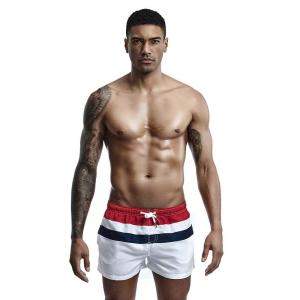Quality Striped Sand Mens Beachwear Shorts Sexy Boxer Home Leisure Male Swim Trunks wholesale