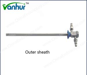 Quality Precise Operation Hysteroscope Resectoscope Outer Sheath Made of Acceptable ODM Steel wholesale