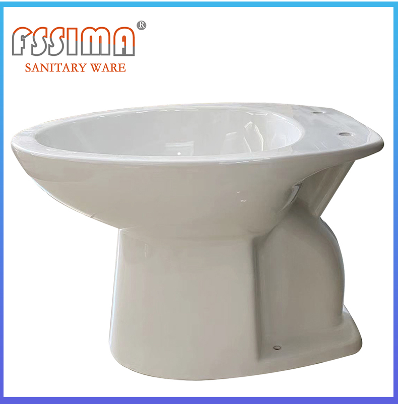 Elongated Gravity Flush Rv Toilet S Trap 100mm Water Closet Small