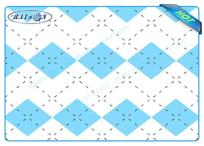 Diposable Golden Star Printed Non woven Tablecloth Roll / Piece For Christmas Decoration