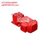1456 Rpm Compact Helical Worm Gearmotor For Heavy Machinery 27 Kg