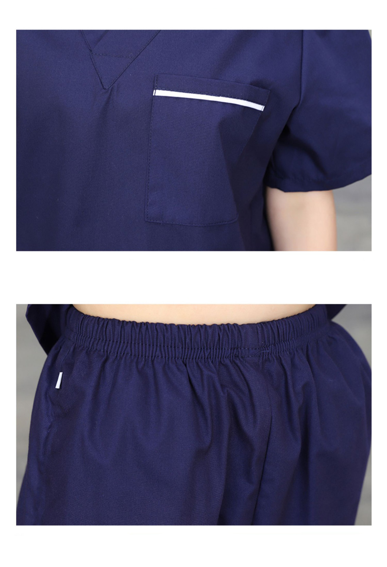 Gender-Neutral Medical Scrubs Uniform Nurse Jackets for Healthcare Workers