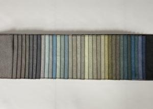 Quality 100%Polyester water resistant linen look plain upholstery sofa fabric dyed cheap fabric wholesale