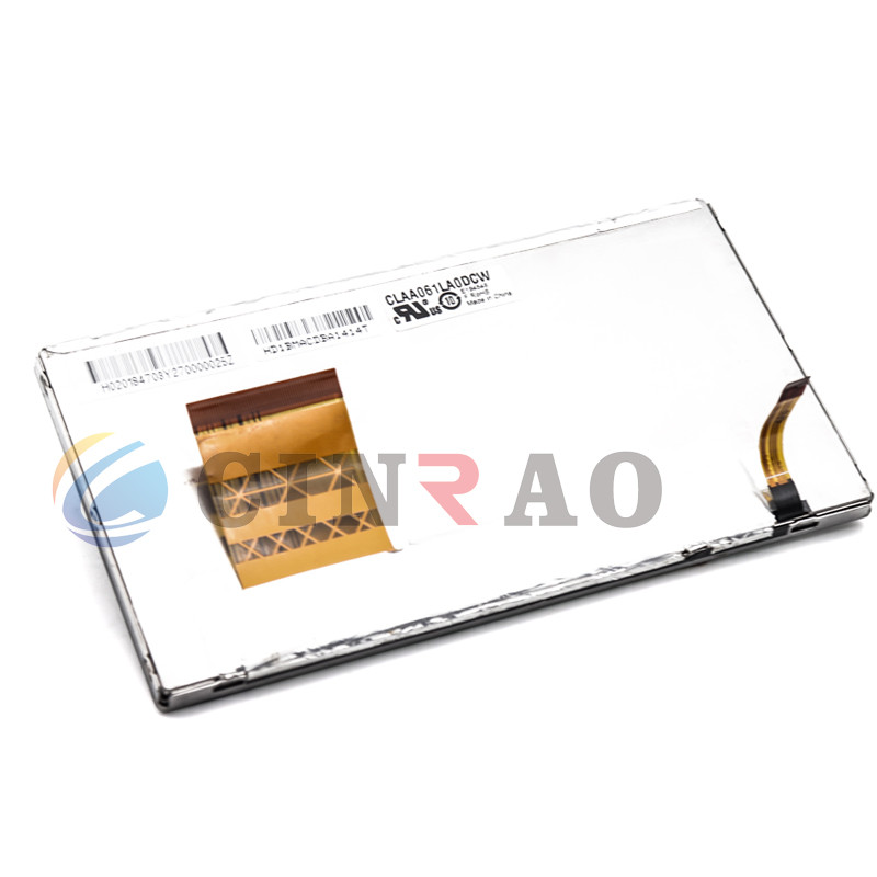 CPT 6.1 inch TFT LCD Screen CLAA061LA0DCW Display Panel For Car GPS Auto Replacement