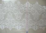 OEM / ODM White Eyelash Lace Trim , Garment Accessories CY-HB3240