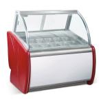 -24℃ Degree Ice Cream Showcase Freezer Intelligent Precise Temperature Control