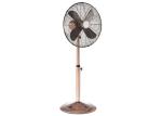 Oscillating Moving Metal Chrome Floor Standing Fan Indoor 16 Inch 3 Speed 4