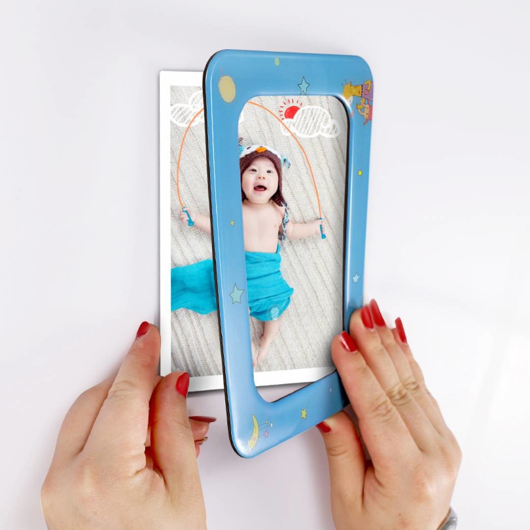 Custom Design Magnetic Photo Frames Printable Epoxy Picture Frame