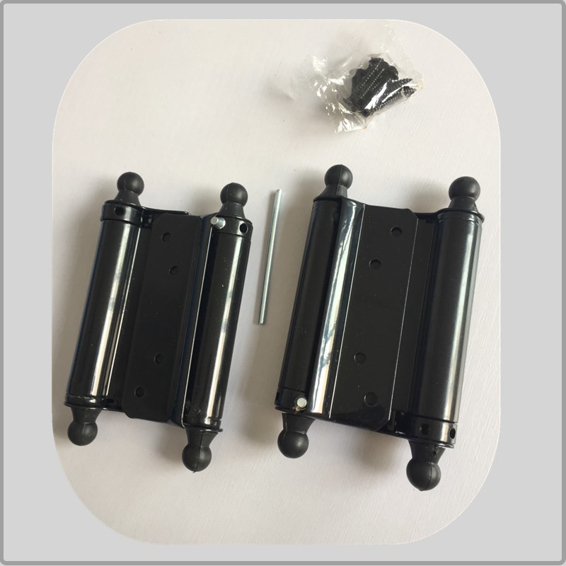 Powder Coating Spring Loaded Hinges , Screen Door Spring Hinges 1.2mm Thickness