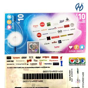Quality Rainbow Paper Anti Counterfeiting Label Currency Value Custom Security Label wholesale
